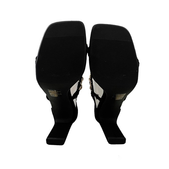 NEW! - Derek Hearts Black Sandals (Size: 6) - Picture 6 of 6